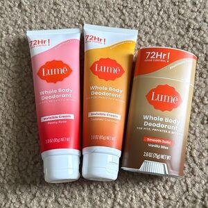 Whole Body Deodorant Set - Peony Rose, Toasted Coconut, Vanilla Bliss